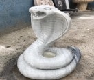 Mermer kobra yılan heykelleri-750