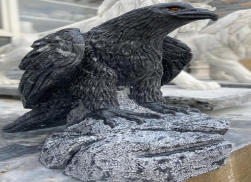 Mermer Kartal Heykeli – Marble Eagle Statue